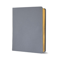 Cahier de notes en cuir couverture souple personnalisé 2025 à faire agendas journal intime A5 à bord doré avec logo