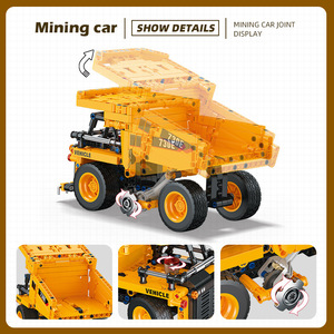 57018 Excavadora de Ingeniería, Camión Minero, Bloques de Construcción, Juguete Educativo de Ensamblaje DIY para Niños de 8 a 13 Años - Product Image 4