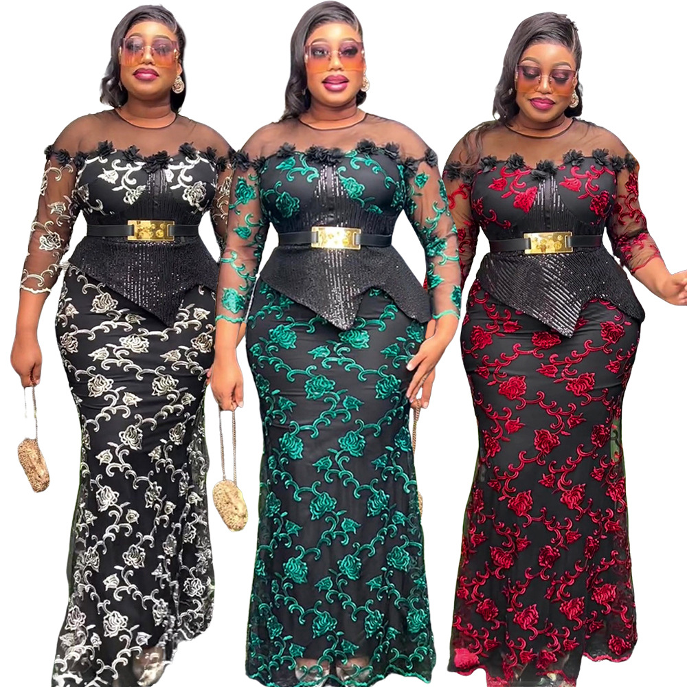 Shop Online Three-Quarter Sleeve Evening Dresses High-Quality Hand Beading  | Alibaba.com