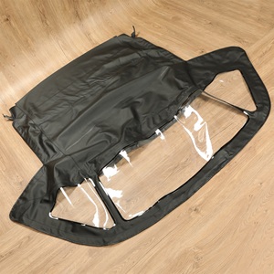 Capote souple texturée noire pour Mercedes <span class=keywords><strong>R107</strong></span> <span class=keywords><strong>560SL</strong></span> 380SL 450SL 68-89 - Product Image 3
