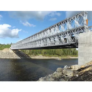 Çelik kiriş köprü çelik kutu kiriş köprü hazır inşaat geçici köprü fiyat
