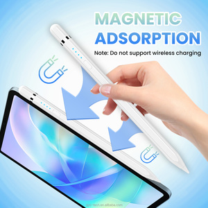 Nouveau stylet métallique pour <span class=keywords><strong>Pencil</strong></span> 2e génération, <span class=keywords><strong>compatible</strong></span> magnétique et anti-rejet de paume, <span class=keywords><strong>compatible</strong></span> avec les séries <span class=keywords><strong>iPad</strong></span> 2018-2026 - Product Image 2