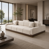 Grande canapé modulaire d'angle double face