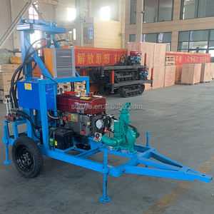 시추공 펌프 부품 용 공장 가격 디젤 엔진 물 우물 드릴 장비 22HP 28HP 32HP 코어 드릴링 머신 최대 150m - Product Image 2