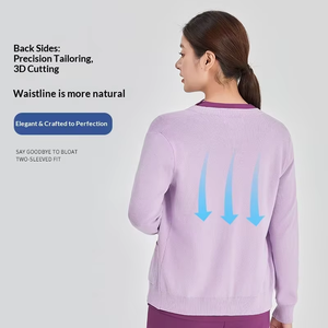 Uniformi a Maniche Lunghe per Infermiere Dssyon, Alta Qualità, Fornitura ODM, Uniforme <span class=keywords><strong>da</strong></span> <span class=keywords><strong>Infermiera</strong></span> Calda in Poliestere Lavorato a Maglia - Product Image 3
