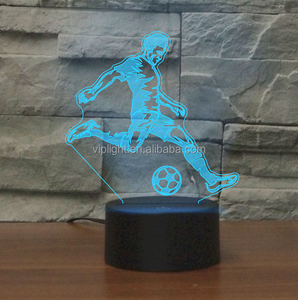 吉他3D发光二极管灯7变色USB 3d发光二极管灯婴儿睡眠小夜灯儿童节日礼物 - Product Image 1