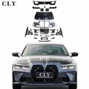 CLY parachoques del coche para <span class=keywords><strong>2019</strong></span> + <span class=keywords><strong>BMW</strong></span> Serie 3 <span class=keywords><strong>G20</strong></span> G28 <span class=keywords><strong>320i</strong></span> 325i 330i Facelift M3 kits de cuerpo parrilla guardabarros hood difusor de tubo de escape - Product Image 1