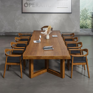 Muebles modernos ajustables 2024, accesorios de cocina personalizados de alta calidad, mesa de madera maciza, mesa de conferencia, escritorio de oficina - Product Image 5