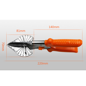 Outil de coupe de cisaillement à onglet à <span class=keywords><strong>angle</strong></span> réglable de 45 à 135 degrés personnalisable pour les moulures décoratives en plastique bricolage à la main ODM - Product Image 3