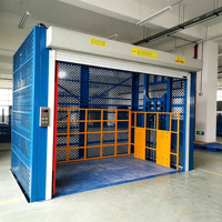 Plateforme élévatrice verticale hydraulique fiable pour le levage de marchandises stationnaires et le transport inter-étages en usine
