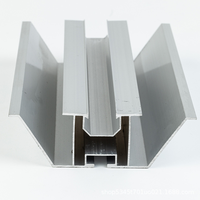 Caniveau de drainage principal en aluminium anodisé de type W pour panneaux solaires photovoltaïques, accessoires de support photovoltaïque personnalisables YUJI