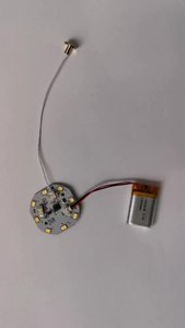Tablero de PCB LED blanco cálido único moderno Mini Control táctil regulable para luz nocturna Marco DE FOTOS Lámpara de mesa Impresión <span class=keywords><strong>3D</strong></span> - Product Image 2