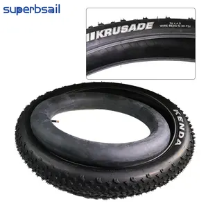 Superbsail EU Stock 20X4.0 Tires Electric Bicycle Tires For 20 Inch Bike Fat Tire MTB Inner Tube Bicycle Accessories