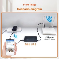 Mini UPS WGP DC12V3A pour routeur WiFi et caméra, montage arrière