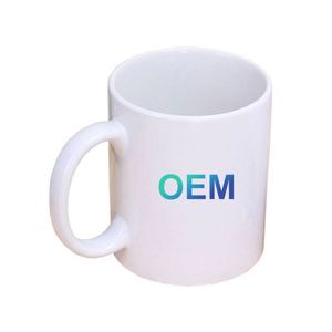 Mug en céramique blanche Cjx125 de 11 oz, promotion, activité d'entreprise, cadeau d'affaires, tasse à sublimation, logo personnalisé imprimé - Product Image 1