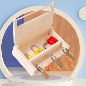 Hands-On Learning Practical Life Skills Montessori <b>Toys</b> 3 4 5 Year Old <b>Tool</b> Lock and Key <b>Set</b> for Kids - Product Image 3