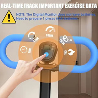 Steppeur pliable vertical pour exercices cardio, machine d'escalade pour entraînement complet du corps avec compteur réglable