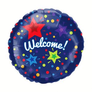 Wholesale 18 Inch Round Welcome Home Foil <b>Balloon</b> <b>Custom</b> Colorful Logo Helium Aluminum Globos Party Decoration - Product Image 3