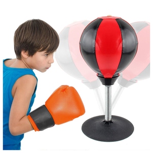 Desktop Punching Bag Gag Gifts Stress Buster Relief Free Standing Adjustable Suction Cup Desk Table Boxing Punch Ball