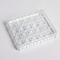 Plateau de service en acrylique de qualité supérieure, adapté à 20 interrupteurs de clavier GATERON transparents personnalisés