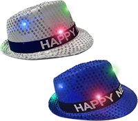 L'alta qualità ha illuminato il cappello del partito del bagliore illuminato del cappello di Baseball del poliestere con stile Rave per la fase del Club di Festival
