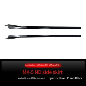 Veidt Convient pour Mazda Miata MX-5 ND <span class=keywords><strong>2016</strong></span>+ Jupe latérale de carrosserie, spoiler de pédale, petit kit de carrosserie, modification transfrontalière - Product Image 5