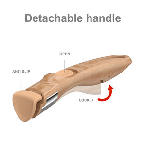 <span class=keywords><strong>Four</strong></span> en aluminium Passe au réfrigérateur Passe au lave-vaisselle Antiadhésif Gain de place Batterie de cuisine avec poignée détachable - Product Image 3