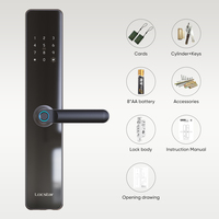 Serrure de porte intelligente numérique avec empreinte digitale et mot de passe TTlock, accès sans clé