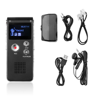 Enregistreur vocal numérique multifonction 8G, écran LCD, enregistreur professionnel