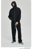 Nouveauté 2023, ensemble sweat-shirt et pantalon de survêtement Artiemaster tendance, personnalisé, lourd, fermeture éclair intégrale, uni, vintage, 360G