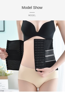 Faja Reductora Elástica con Hebilla para Control Abdominal, Corsé Moldeador, Cinturón de Sudoración para Entrenamiento, Faja Postparto Reductora, Venta al por Mayor - Product Image 3