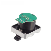 Conector RJ45 Impermeable de Doble Cabeza con Brida Cuadrada, Tipo Placa PCB de Nylon PA66, IP67, para Equipos LED