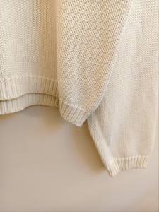 Suéter de Punto Holgado Informal para Mujer con Corte Relajado, Transpirable, Cuello Redondo, 100% Algodón, Tejido por Ordenador - Product Image 5