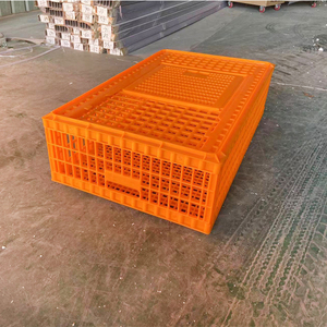 高品質プラスチック製家禽輸送用クレート、10～15羽収容、鶏・アヒル・ガチョウ輸送ケージ販売中 - Product Image 4