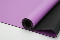 Tapis de yoga Pilates personnalisé avec logo, 1-5 mm, respectueux de l'environnement, absorbant la transpiration, en caoutchouc naturel antidérapant, en PU