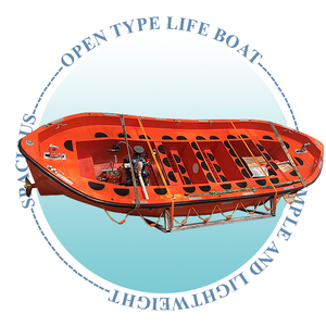 เรือชูชีพไฟเบอร์กลาสแบบเปิดกว้าง ขนาด 16-60 ที่นั่ง ความเร็ว 6 นอต กำลังเครื่องยนต์ 24 แรงม้า สามารถใช้ในกรณีฉุกเฉินน้ำท่วมได้ - Product Image 2