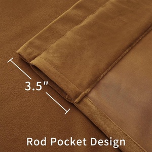 Lüks Avrupa Tarzı Kuşgözlü Alev Geciktirici Yerleşik Isı Yalıtımlı Karartma Perdesi %100 Polyester - Product Image 5