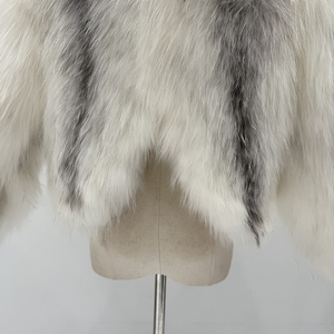 <span class=keywords><strong>Chaqueta</strong></span> <span class=keywords><strong>de</strong></span> Piel Auténtica <span class=keywords><strong>de</strong></span> Alta Gama con Patrón <span class=keywords><strong>de</strong></span> Tejido <span class=keywords><strong>de</strong></span> Mármol en la Espalda, Cuello Alto, Abrigo Corto <span class=keywords><strong>de</strong></span> Piel para <span class=keywords><strong>Mujer</strong></span> - Product Image 5