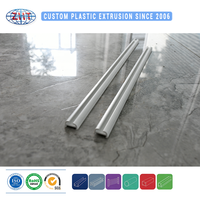 Profilé en PVC extrudé sur mesure pour rail de rideau de plafond et guide de volet roulant