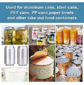 Nouvelle machine de scellage automatique à écran tactile pour gobelets en plastique et aluminium, avec levage et abaissement, pour pots PET et scelleuse de canettes non rotative 2025 - Product Image 6