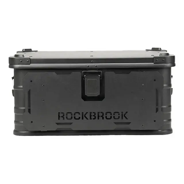 50L 30L schwarzer Aufbewahrungsbox faltbar Aluminiumlegierung Aluminium Camping-Aufbewahrungsbox Outdoor