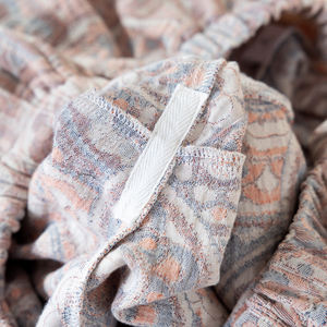 <span class=keywords><strong>Pantalon</strong></span> de pyjama jacquard en coton et <span class=keywords><strong>lin</strong></span> pour femme, nouvelle collection printemps/été, motif fleur de pommier, coupe ample, style décontracté - Product Image 6