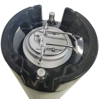 Fût à bière Cornelius Pepsi 2,5 et 5 gallons, en acier inoxydable, avec raccord Ball Lock pour brassage maison