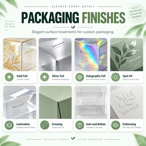 Boîte en carton pliable personnalisée blanche en gros pour emballage cadeau de Noël avec petite ligne de déchirement - Product Image 6