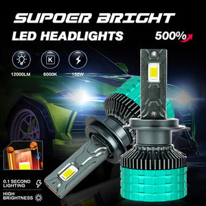 New Hot Bán R16 Led Đèn Pha 150 Wát 12000lm Led Đèn Pha Bóng đèn H1 H3 H7 H11 9005 9006 9012 H4 cho xe ô tô phổ thông - Product Image 2