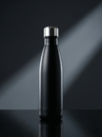 Bouteille d'eau isotherme personnalisée en acier inoxydable 500 ml à double paroi pour la randonnée et la salle de sport
