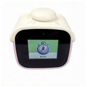 Réveil <span class=keywords><strong>parlant</strong></span> et lumineux pour enfants, style rétro Jukebox, avec lampe, horloge, alarme, radio, station d'accueil pour iPod et commande vocale IA - Product Image 4