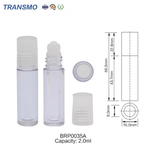 Flacon à bille de parfum vide de 2 ml, personnalisé, très vendu, faible MOQ (12 000 pièces), pour sérum, huile, parfum, échantillons gratuits - Product Image 2