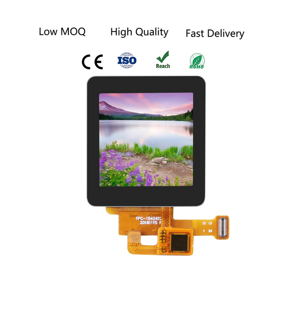1.54 Inch 240x240 Resolution MCU Interface TFT LCD Display ST7789V Driver IC Free View Angle Touch Screen Panel LCD Module
