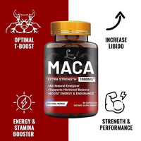 Capsules pressées de ginseng et de maca OEM, puissance masculine, énergie longue durée pour les hommes adultes, soutien immunitaire, X-power Max
